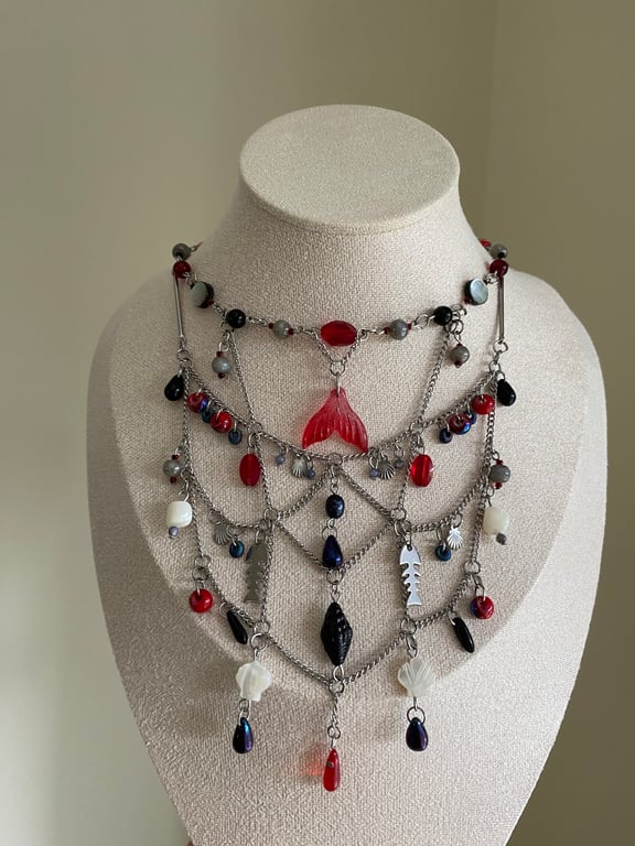 Sirena - Gothic Mermaid Choker Necklace 