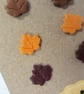 Autumn mini leaf stud earrings set - choose your style - Image 4