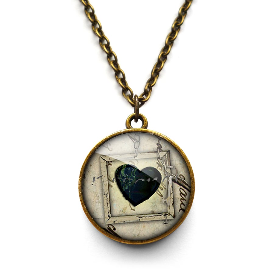 Black Heart No.1 Necklace (RR04)