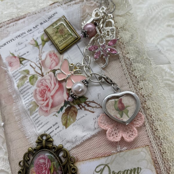 Journal - Amelia Slimline Shabby Chic by Carolee Crafts PB10 - 0013