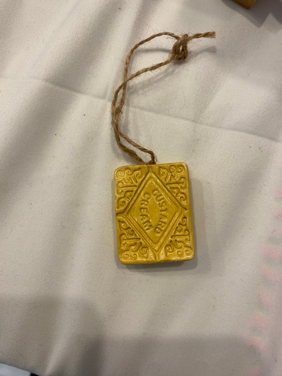 Custard Cream Christmas Tree Bauble