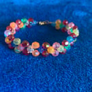 Handmade multicolour bracelet 