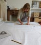 Kite Shape Crossback Apron, Mustard Canvas, Adjustable. Unisex No22 - Image 8