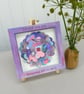 Thank you gift, Teacher gift, Flower Frame