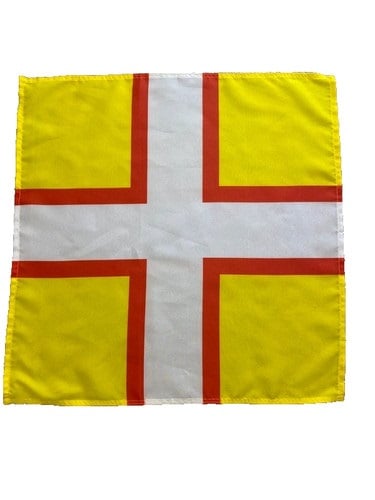 23" x 23" 59 x 59 cm Dorset New County Cross Flag Bandana Head Scarf Neck Tie