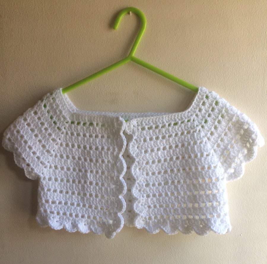 Baby Bolero Cardigan Folksy