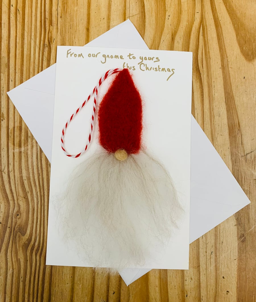 Gnome Christmas card