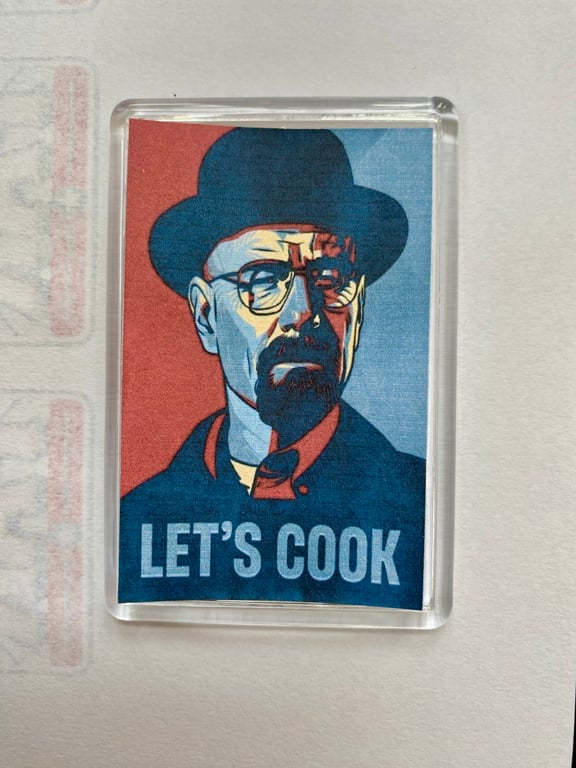 Lets Cook Breaking Bad Walter White decorative  fridge magnet