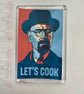 Lets Cook Breaking Bad Walter White decorative  fridge magnet - Image 1