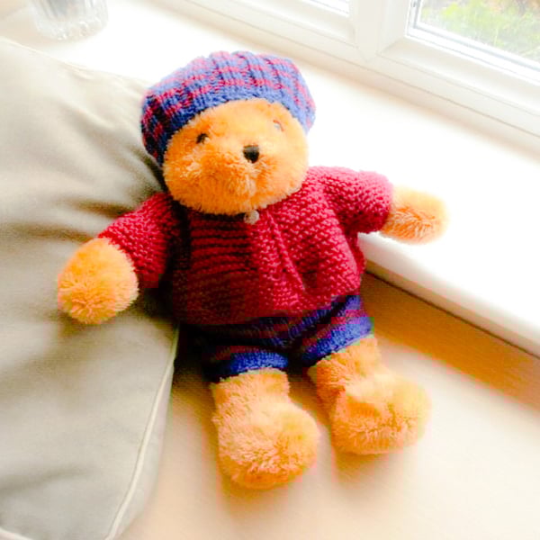 KNITTING PATTERN PDF Cardigan Outfit for Teddy