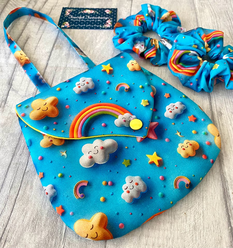 Childs Bag & matching Scrunchie Set