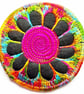Textile Brooch Free Machine Embroidery  - Image 1