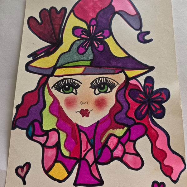 Fairy Witch Drawing 