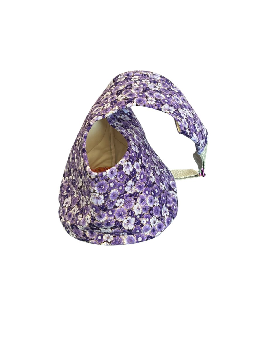 The Craft Cone - Floral purple and gold 