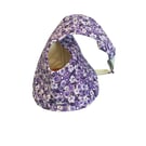 The Craft Cone - Floral purple and gold 
