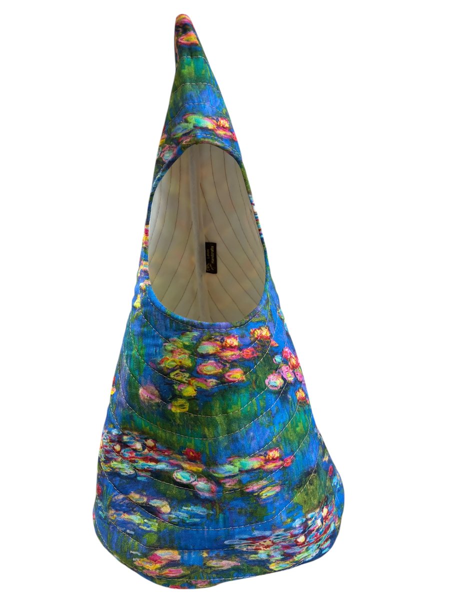 Quilted Handmade Peg Bag featuring Monet 