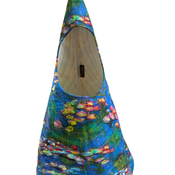 Quilted Handmade Peg Bag featuring Monet 