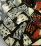 A heart shaped mosaic pendant with a snowy owl and partridge theme.  - Image 3