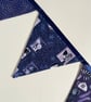 Blue Christmas Bunting - large - reversible  - Image 6