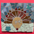 Mosaic Hedgehog Table Coaster or small picture 