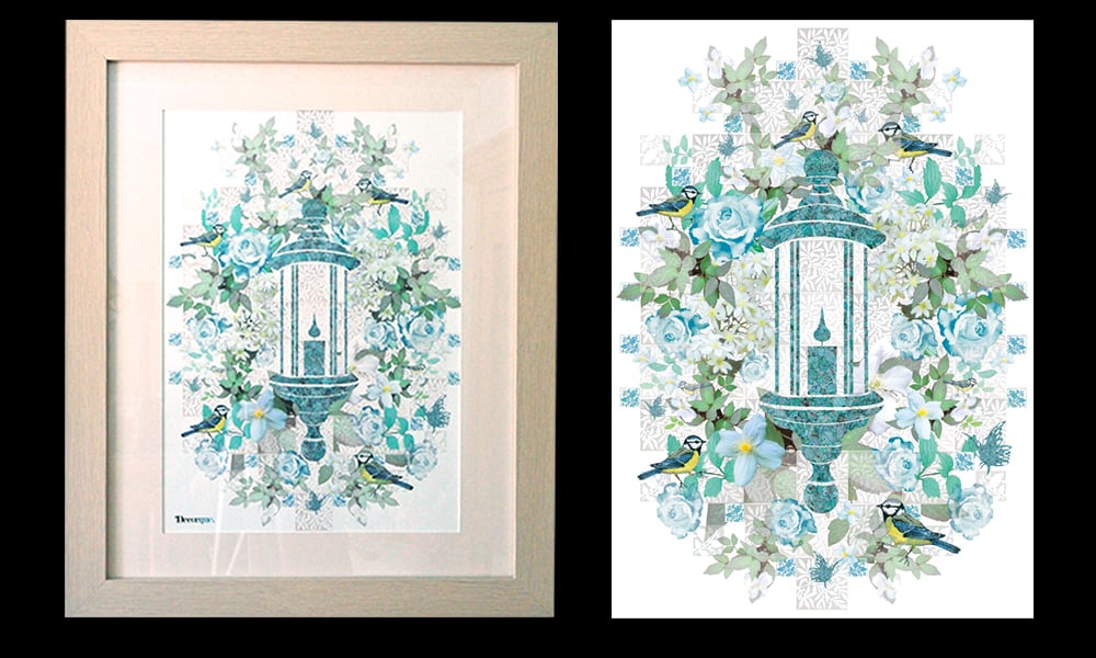 Inspirational Lantern at Daybreak A3 Art Print