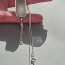 Unique Artisan Seaham Seaglass Pendant Necklace Sterling Silver 925 