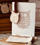 Teacher Appreciation Card & Wooden Owl Gift Set (QM2041) - Image 3