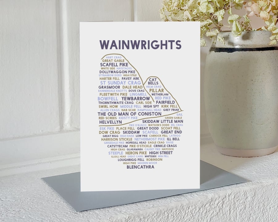 Wainwrights greetings card