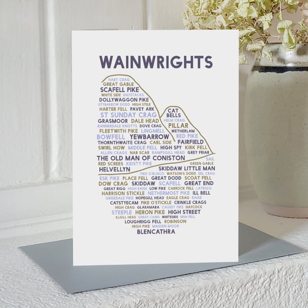 Wainwrights greetings card
