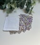 Reusable Bamboo Towelling Face Pads Pack of 7 - Purple Floral - Image 3