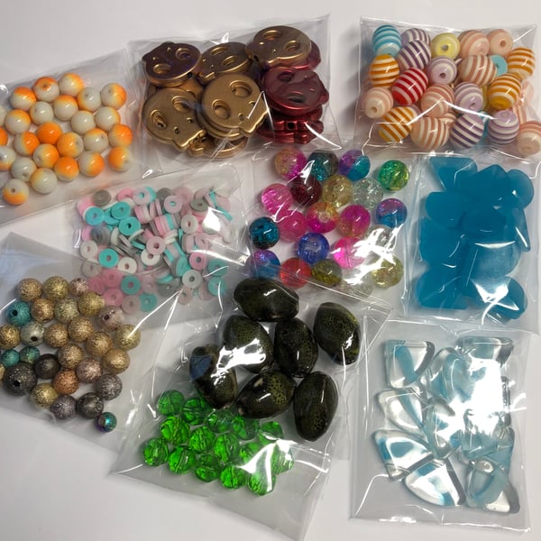 Ten fun bead packs for jewellery makers
