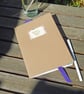 Rainbow A5 Journal Hand Made Notebook - Bright Colours. Free UK Shipping - Image 6