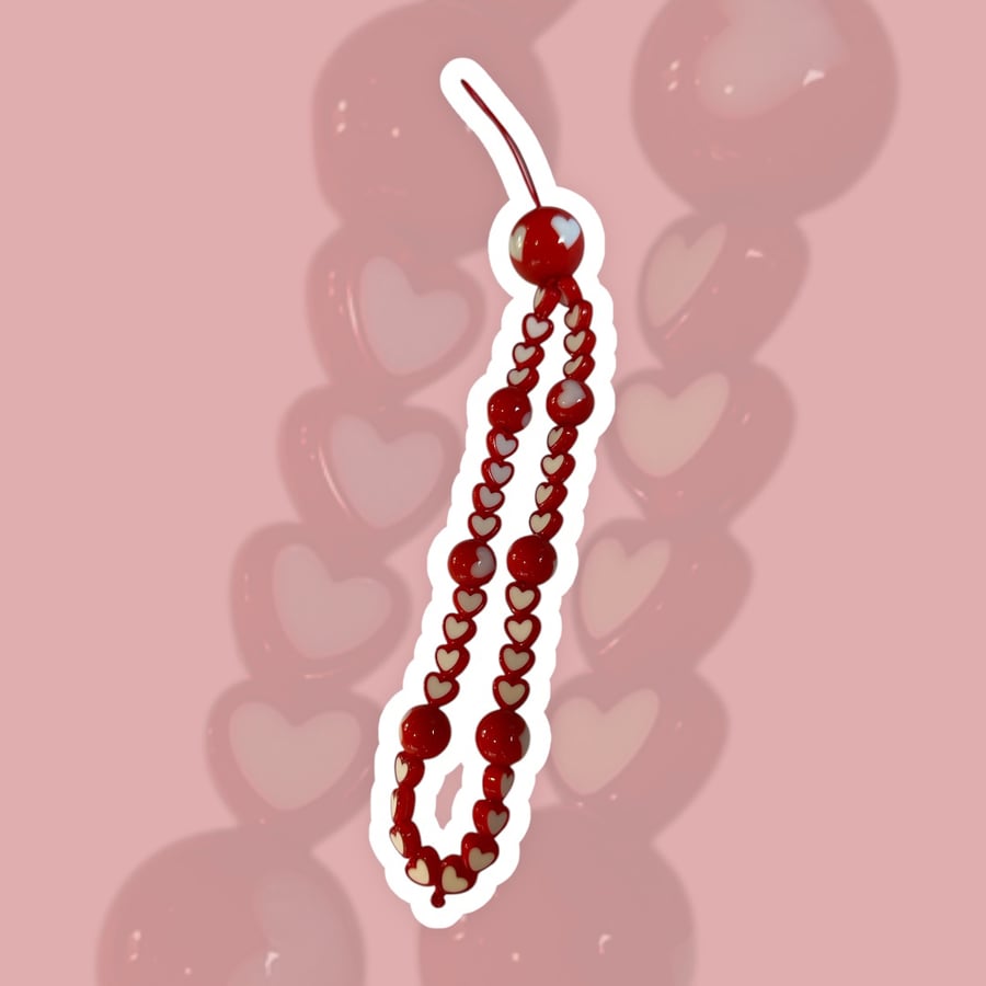 A Heart Phone Charm