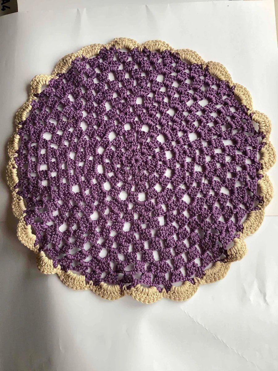 Big and purple mandala