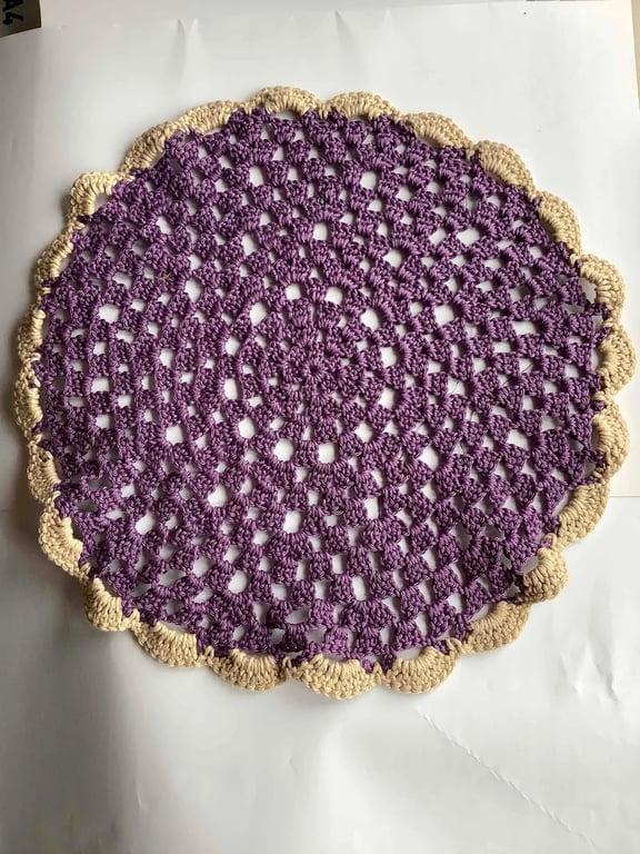 Big and purple mandala