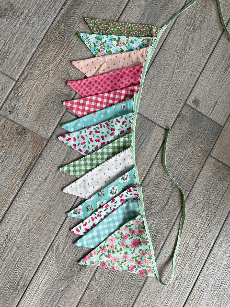 Floral Bunting in Riley Blake Cotton