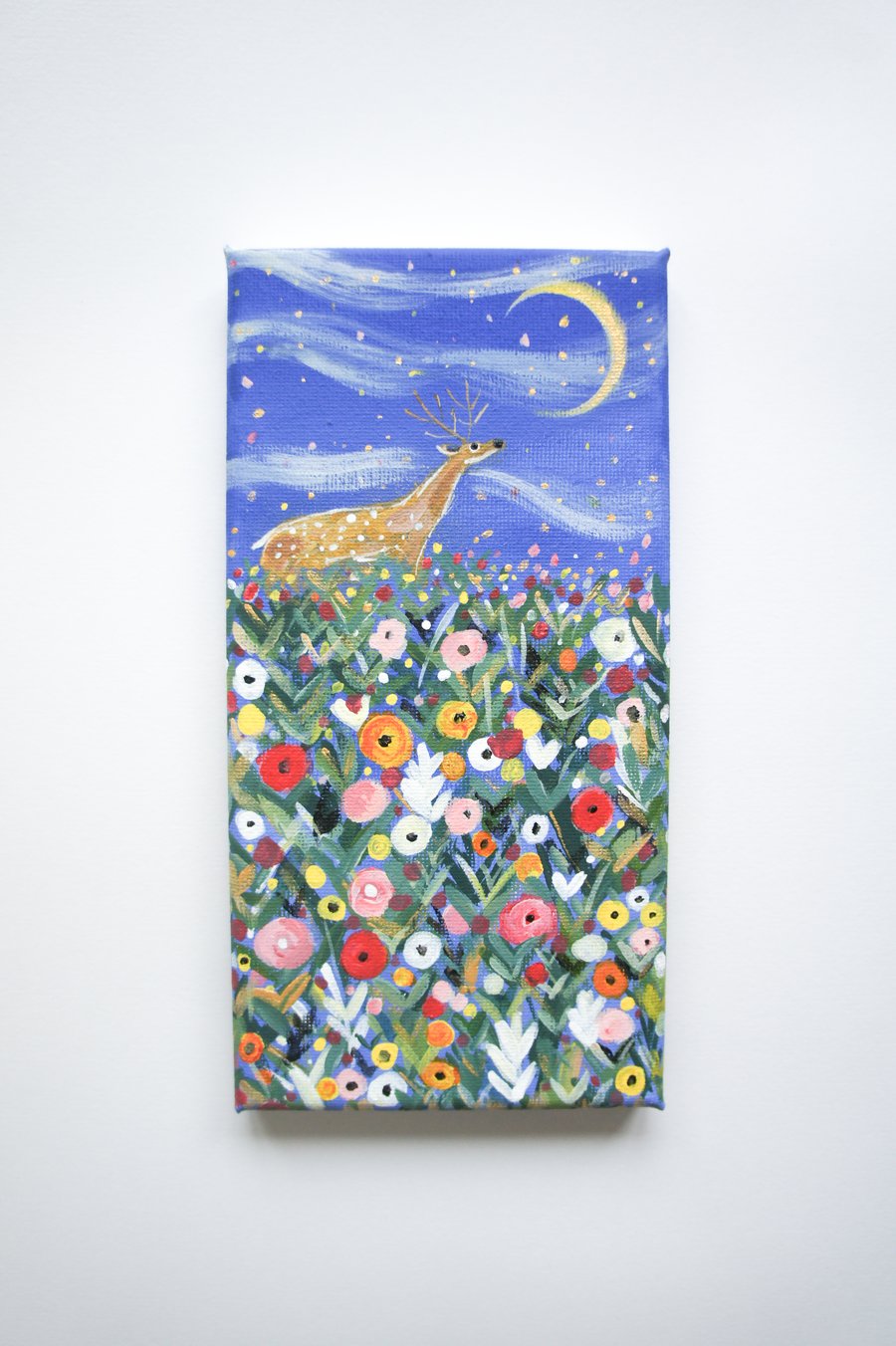 Wildflower Meadow Acrylic Painting