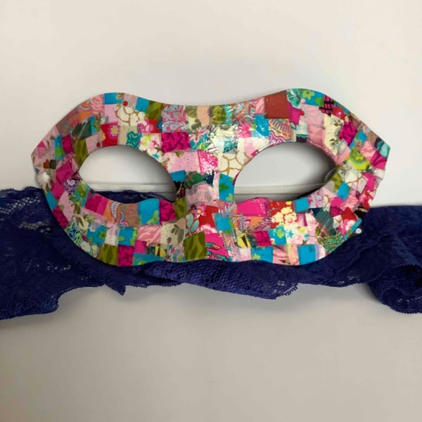 Pretty decopatched eye mask 