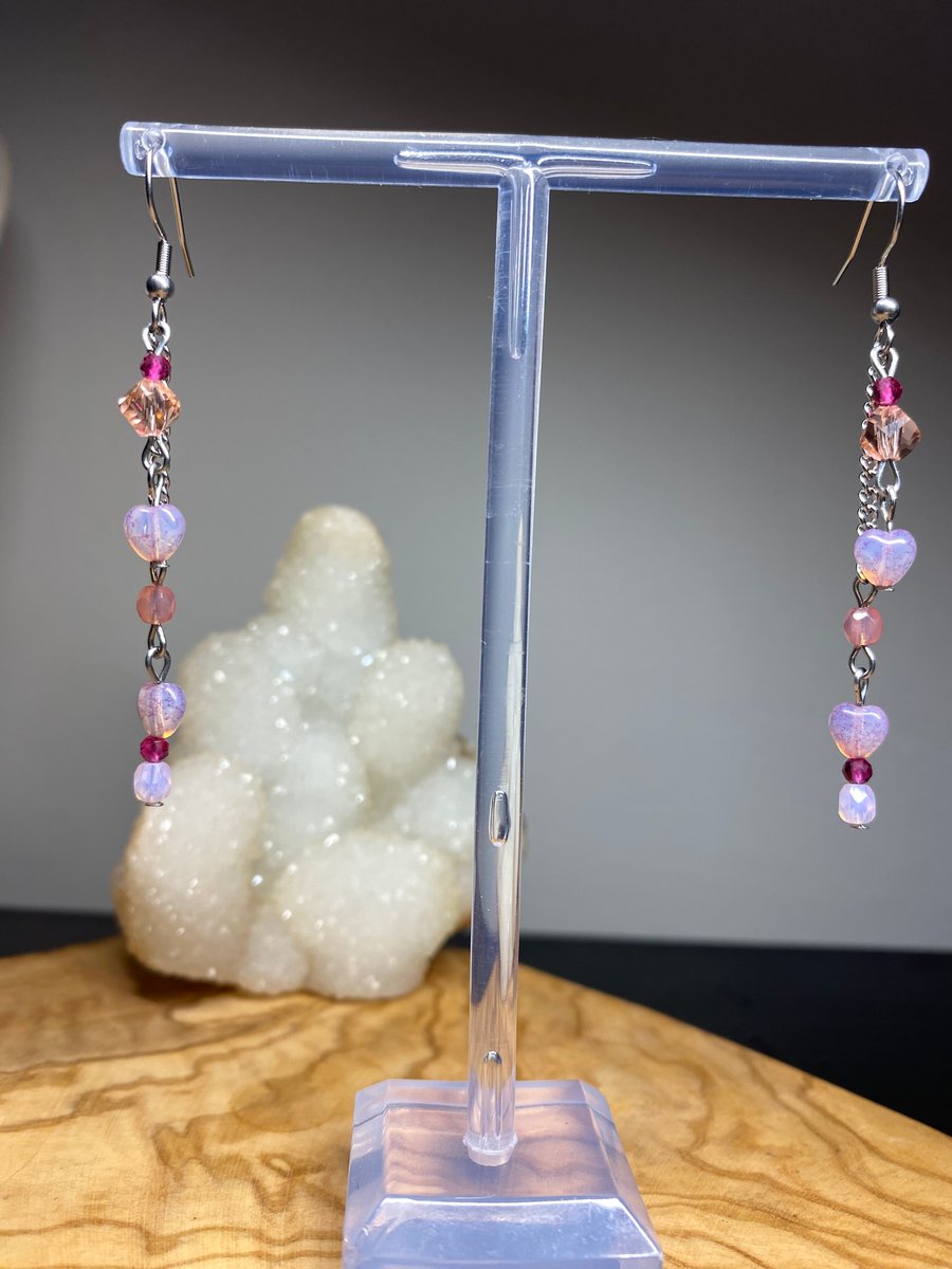 Lucy - Heart Earrings 