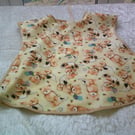 Teddy Bears on Yellow Baby Sleeveless Cover Up Apron