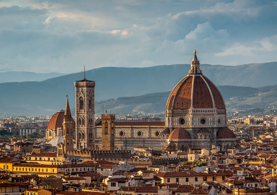 Florence Duomo (Firenzi), Cathedral of Saint Mary of the Flower, Italy.