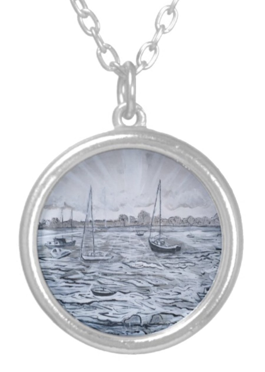 Beautiful Pendant featuring the design ‘Riding Out The Storm’
