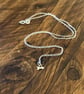 Handmade, Petite Silver Arrow Stud Earrings & Pendant Set - Image 7