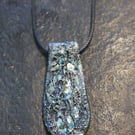 Handcrafted boho wearable art pendant