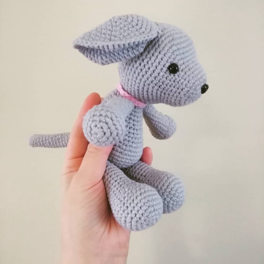 Free UK P&P. Hand Crocheted puppy