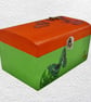 Butterfly Decorated Wooden Trinket Keepsake Box 20cm - Image 3