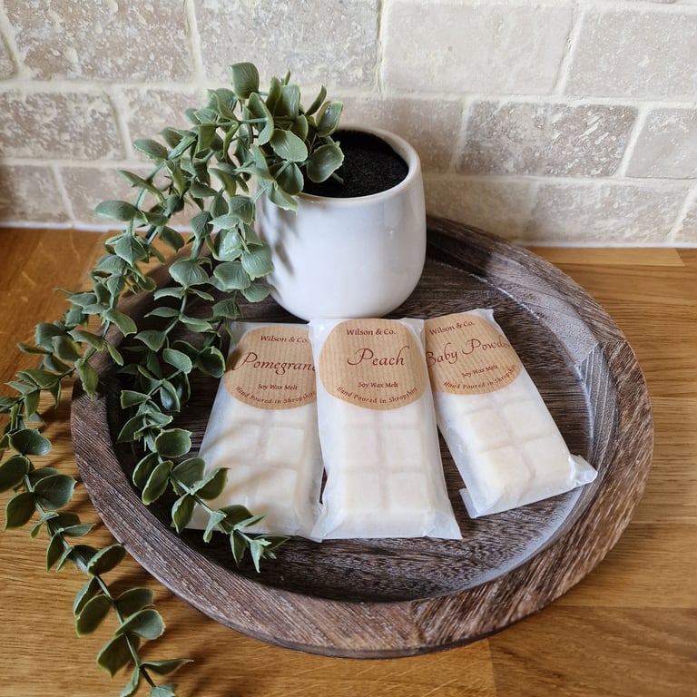 Wax Melt Gift Box 300g - 6 Fresh & Fruity scented wax melt snap bars