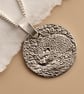 Hedgehog Engraved Sterling Silver Coin Necklace - Image 7