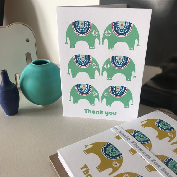 'Little elephant' Thank you cards