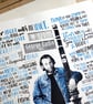 George Carlin Hand Pulled Limited Edition Screen Print - Image 4